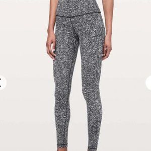 Lululemon Womens Leggings Align Pant Full Length Diffuse Starlight Black Size 6